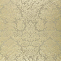 Schumacher Padova Damask Print Mercury Fabric 174422