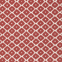 Schumacher Ziggurat Ruby Fabric 174484