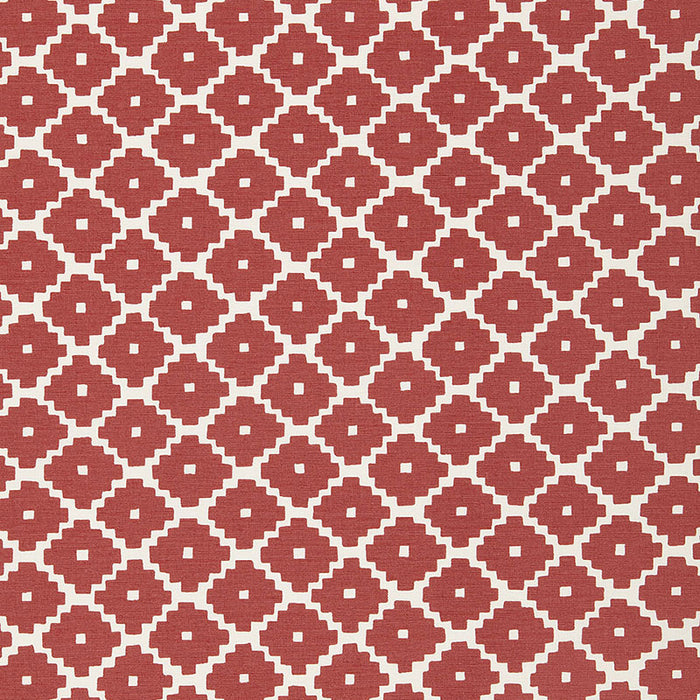Schumacher Ziggurat Ruby Fabric Sample 174484