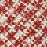 Schumacher Greek Key Ruby Fabric 174502