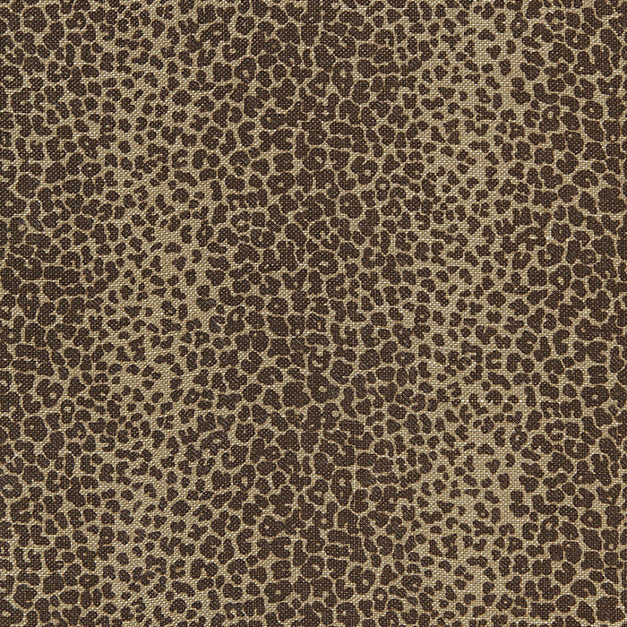 Schumacher Leopard Linen Print Java Fabric 174840