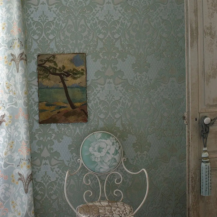 Designers Guild Brera Grasscloth Oyster Wallpaper PDG1120-10
