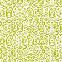 Schumacher Kalika Paisley Print Palm Fabric 174860