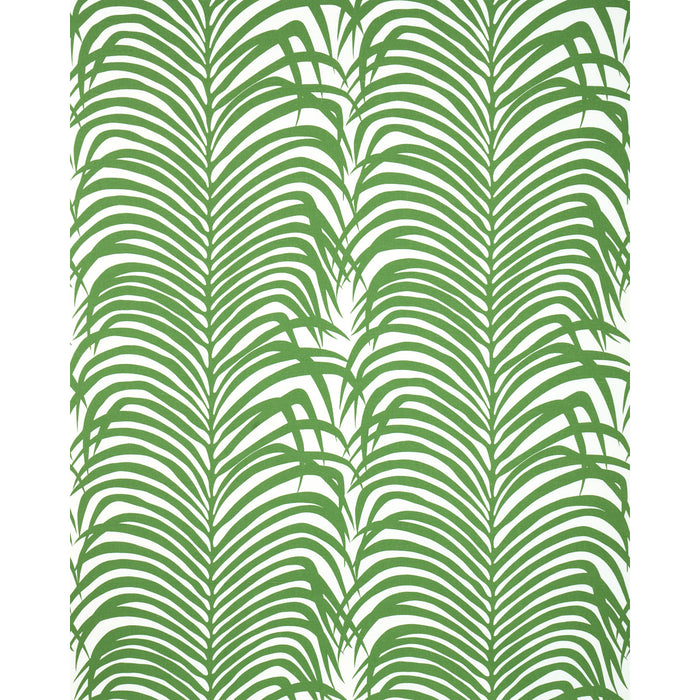 Schumacher Zebra Palm Jungle Fabric 174871