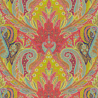 Schumacher Cambay Paisley Print Parrot Fabric 174881