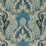Schumacher Cambay Paisley Print Azure Fabric 174883