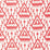 Schumacher Vientiane Ikat Coral Fabric 175020