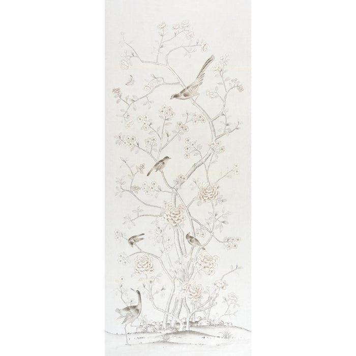 Schumacher Chinois Palais Neutral Fabric Sample 175048