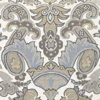 Schumacher Mataura Linen Print Greige Fabric 175081