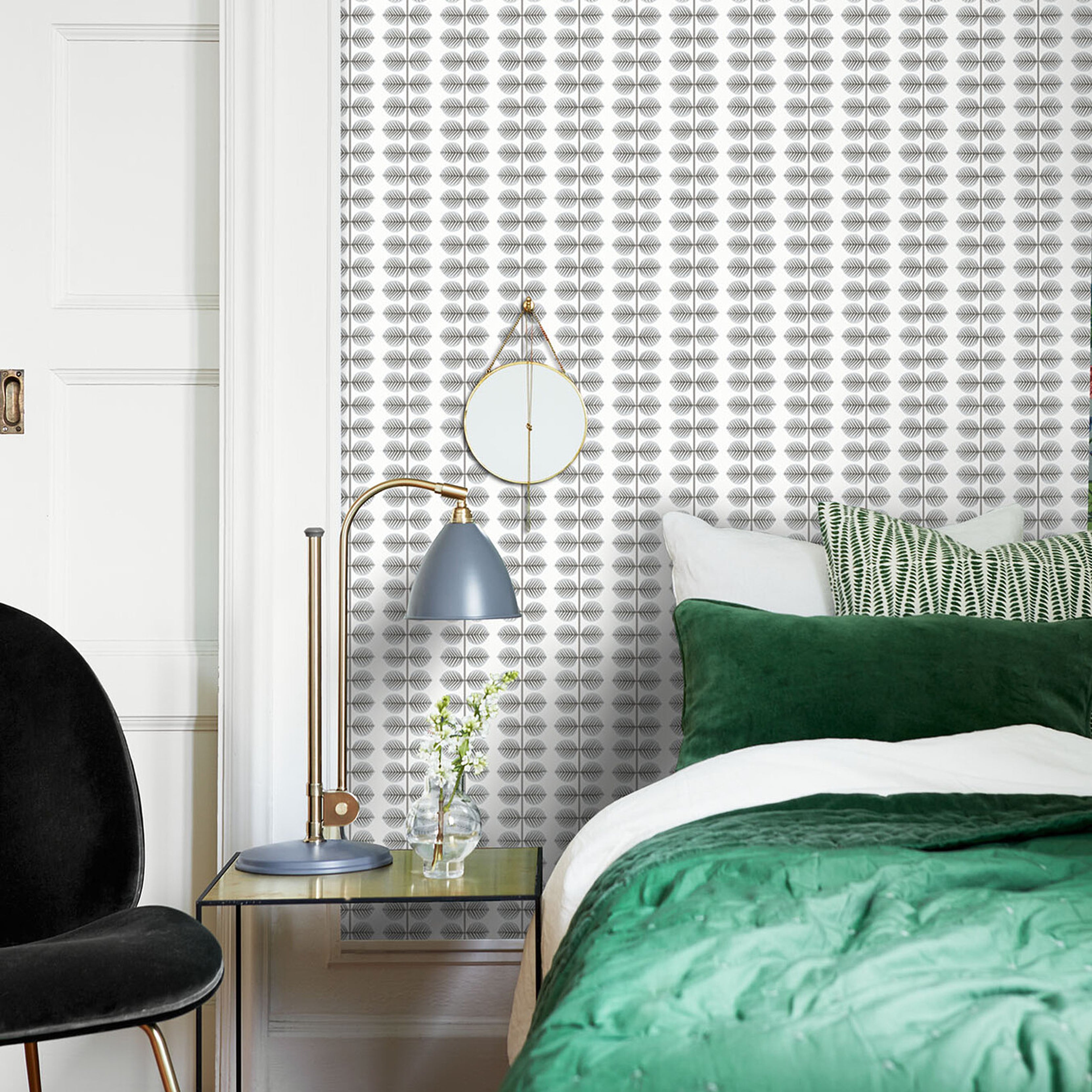 Schumacher Bersa Grey Wallpaper 1751