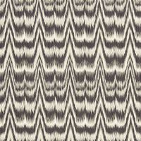 Schumacher Kamalia Ikat Print Smoke Fabric 175122