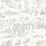 Schumacher Siena Toile Pewter Fabric 175171