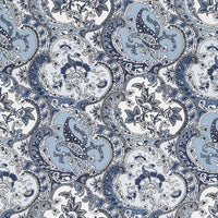 Schumacher Pickfair Paisley Pacific Fabric 175553