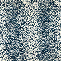 Schumacher Iconic Leopard Ink Fabric 175720