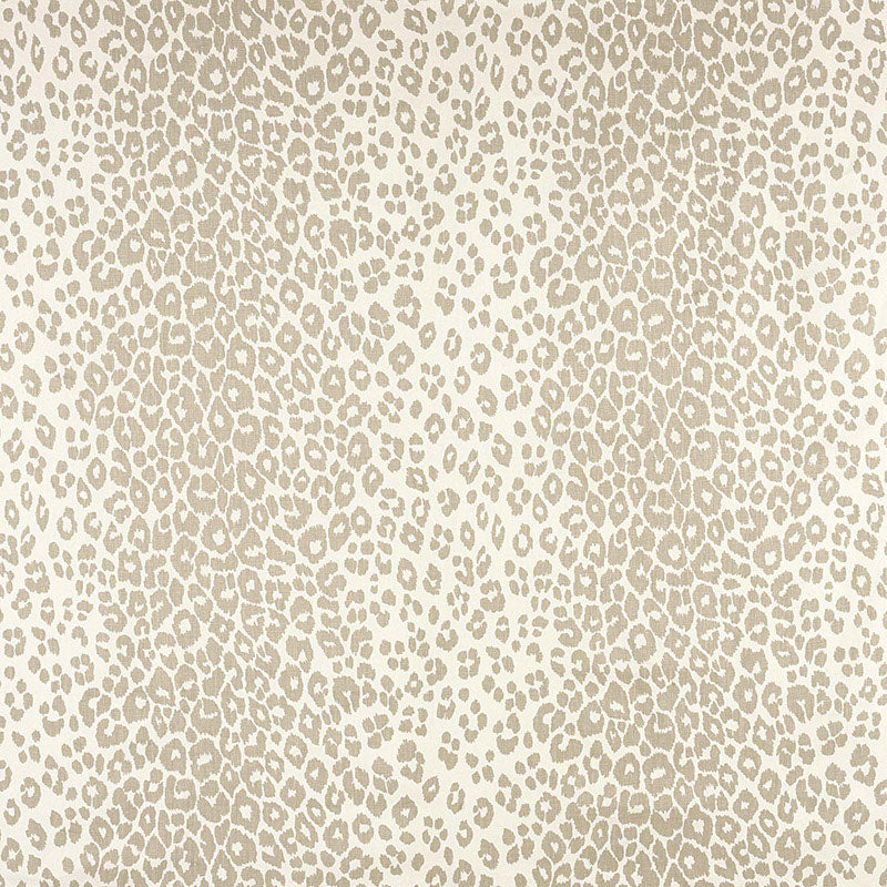 Schumacher Iconic Leopard Linen Fabric Sample 175721