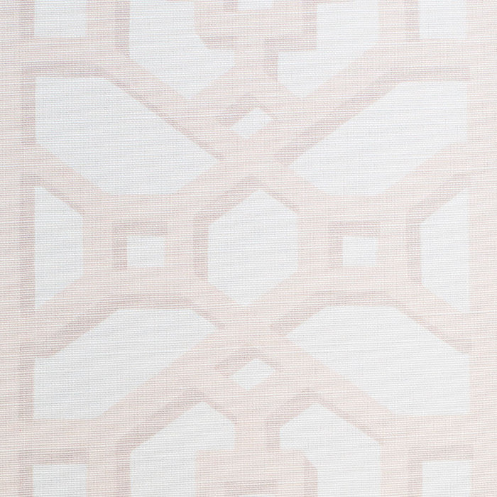 Schumacher Zanzibar Trellis Matte Blush Fabric 175743