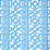Schumacher Zanzibar Trellis Blue Fabric 175748