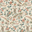 Schumacher Campagne Peacock & Rouge Fabric 175950
