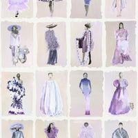 Cole & Son Couture Carousel Lavender Wallpaper 175/1005.CS.0