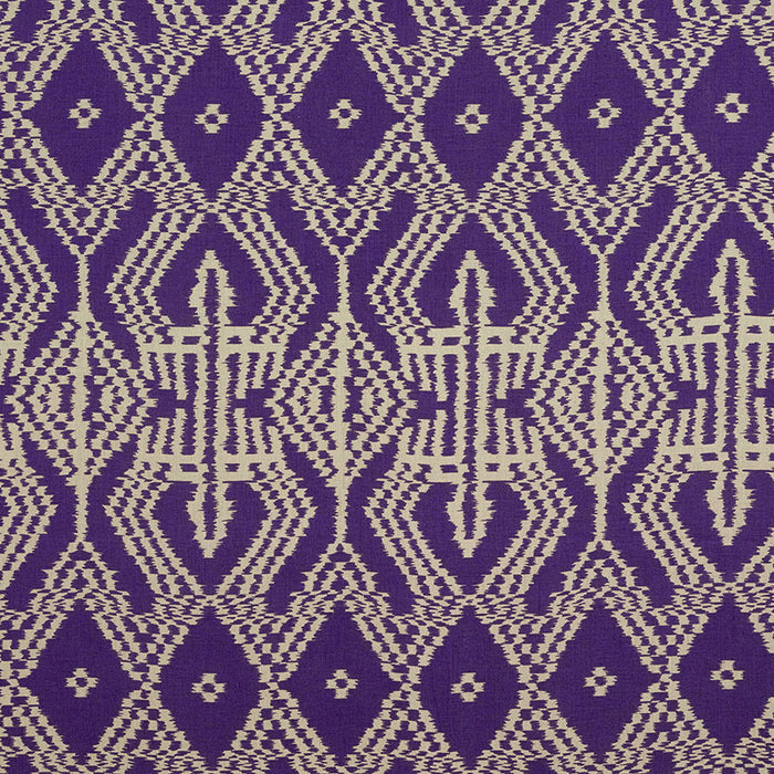 Schumacher Asaka Ikat Violet Fabric 176091