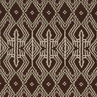 Schumacher Asaka Ikat Espresso Fabric 176093