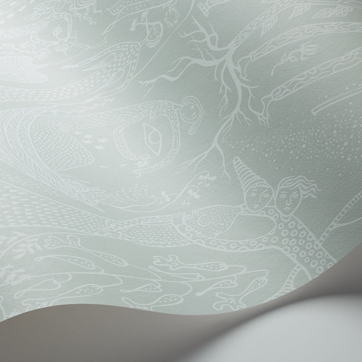 Schumacher Poeme D'amour Mineral Wallpaper Sample 1761