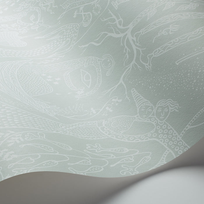 Schumacher Poeme D'amour Mineral Wallpaper 1761