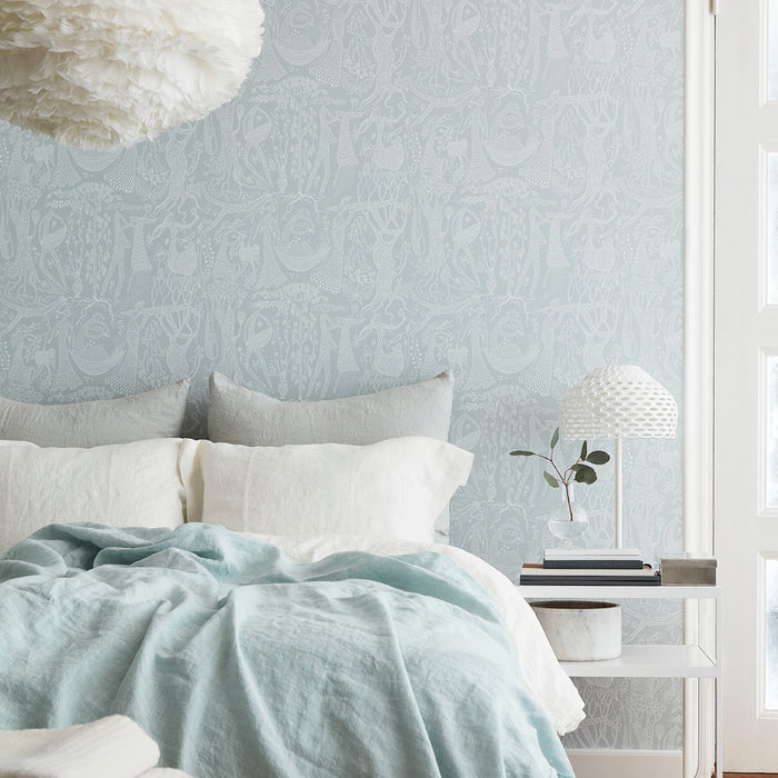 Schumacher Poeme D'amour Mineral Wallpaper 1761