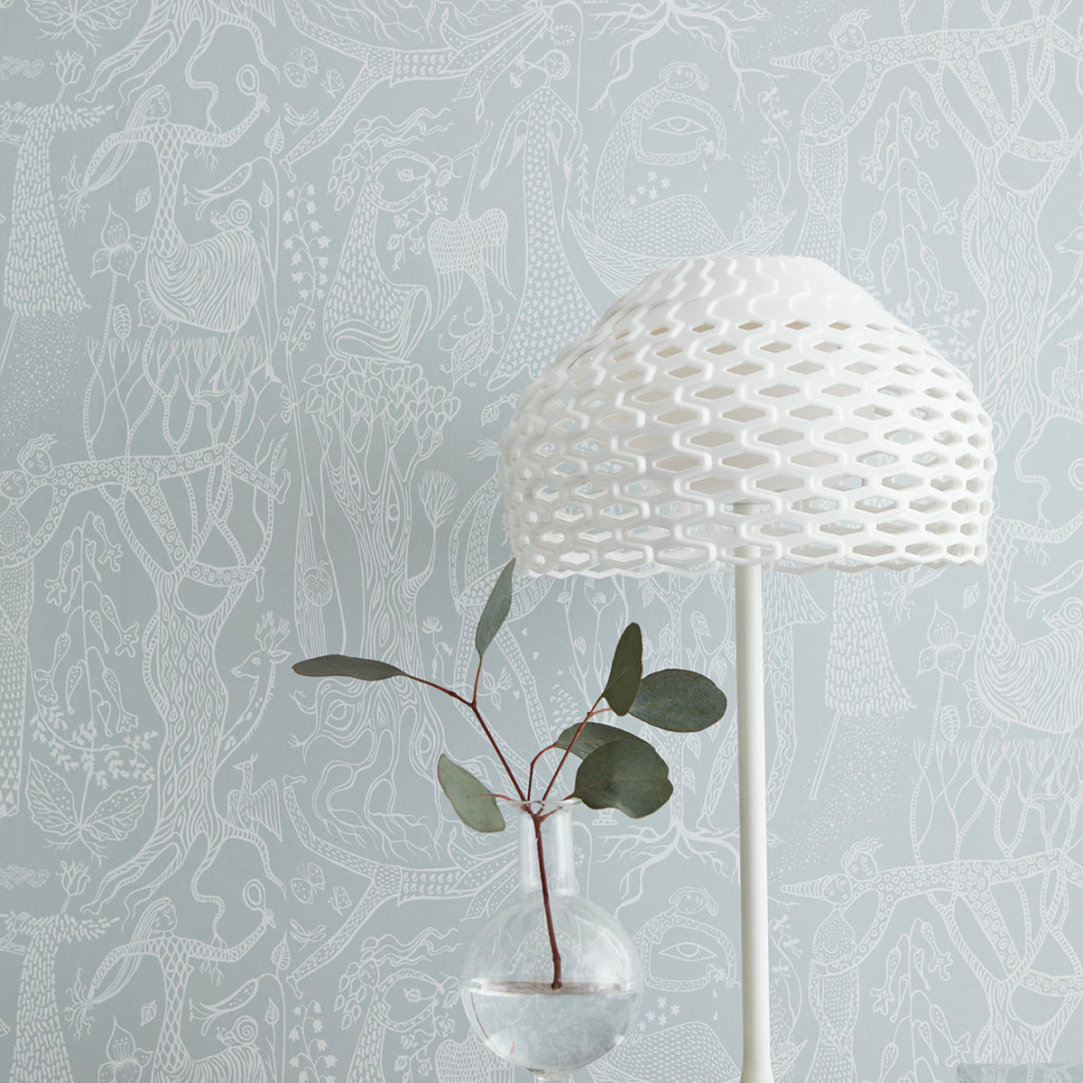Schumacher Poeme D'amour Mineral Wallpaper 1761