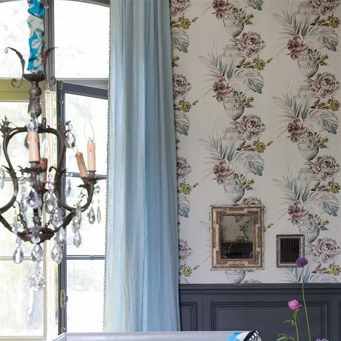 Designers Guild Coromandel Smoke Fabric Sample F1173-07