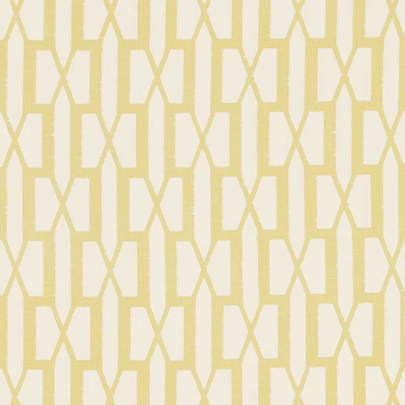 Schumacher Belvedere Straw Fabric Sample 176112