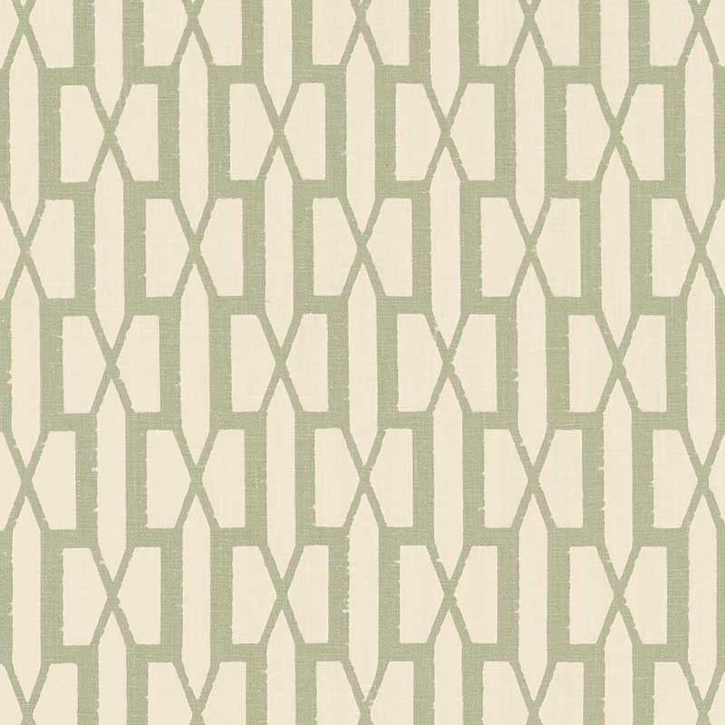 Schumacher Belvedere Sage Fabric Sample 176113
