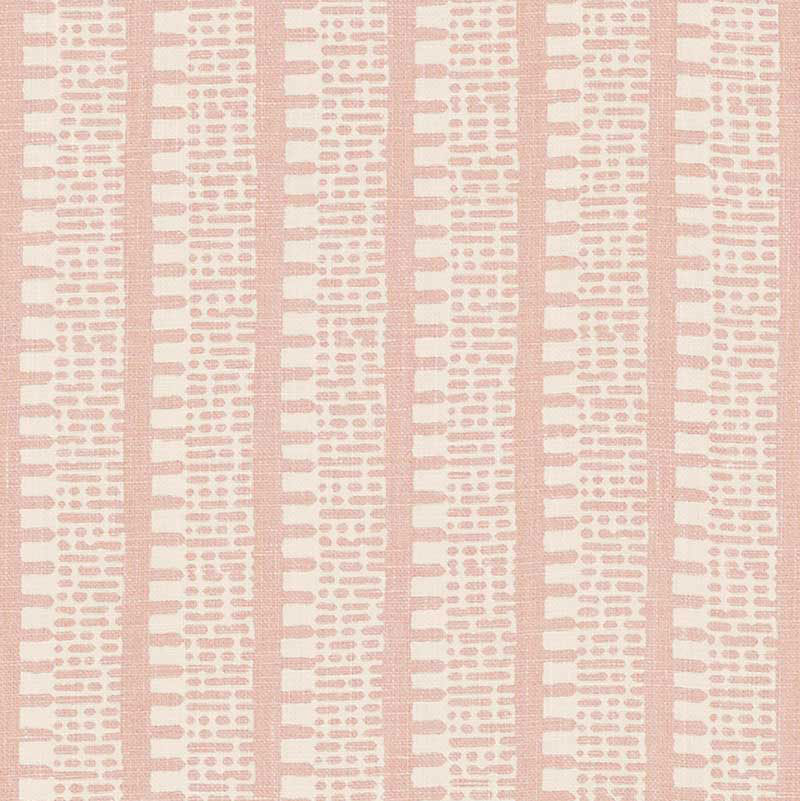 Schumacher Kiosk Temple Pink Fabric Sample 176131