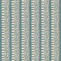 Schumacher Kiosk Peacock Blue Fabric 176135