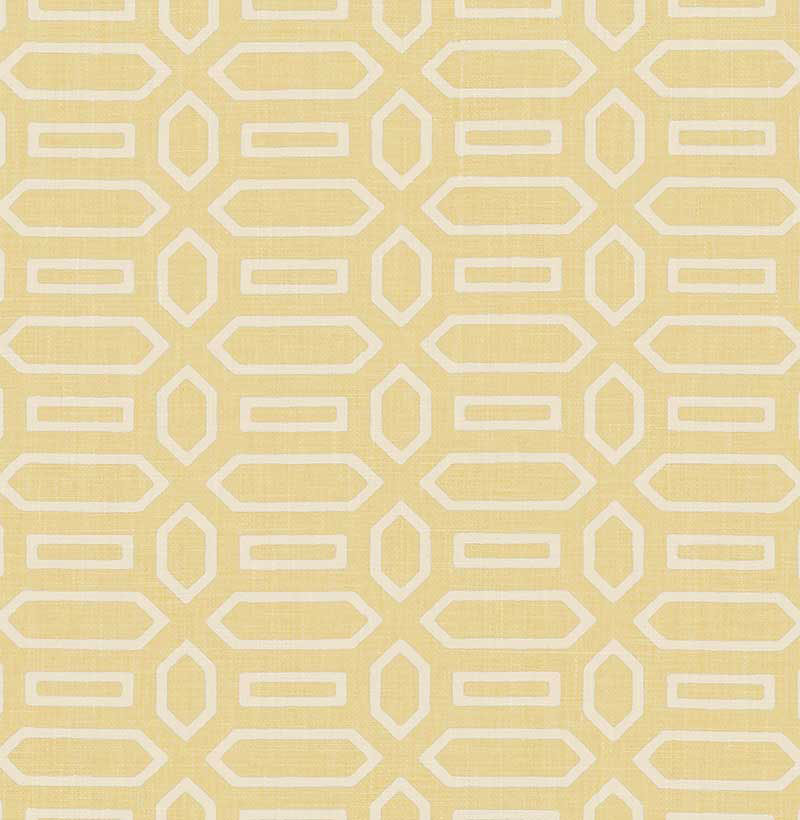 Schumacher Pavilion Straw Fabric Sample 176142