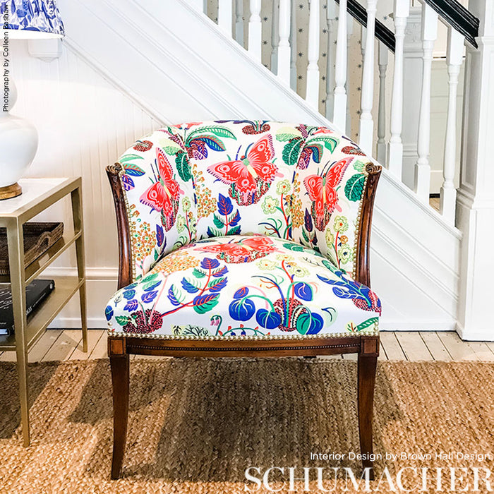 Schumacher Exotic Butterfly Spring Fabric 176184