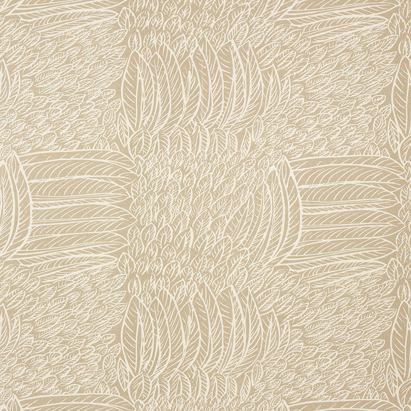 Schumacher Featherfest Natural Fabric Sample 176230