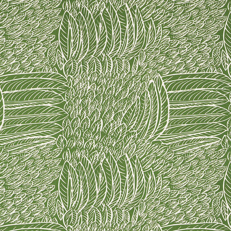 Schumacher Featherfest Leaf Fabric Sample 176232