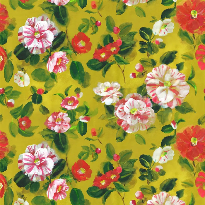 Designers Guild Camellia Velours Mimosa Fabric FDG3237-01