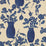 Schumacher Hugo Floral Indigo Fabric 176241