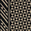 Schumacher Nuba Black On Natural Fabric Sample 176300