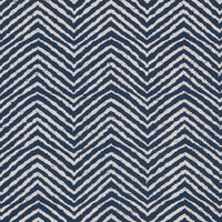 Schumacher Moka Indigo Fabric 176331