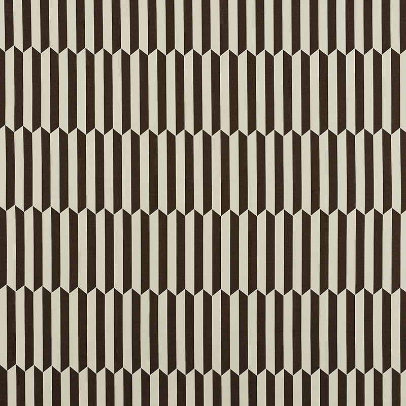 Schumacher Maxwell Chocolate Fabric Sample 176402