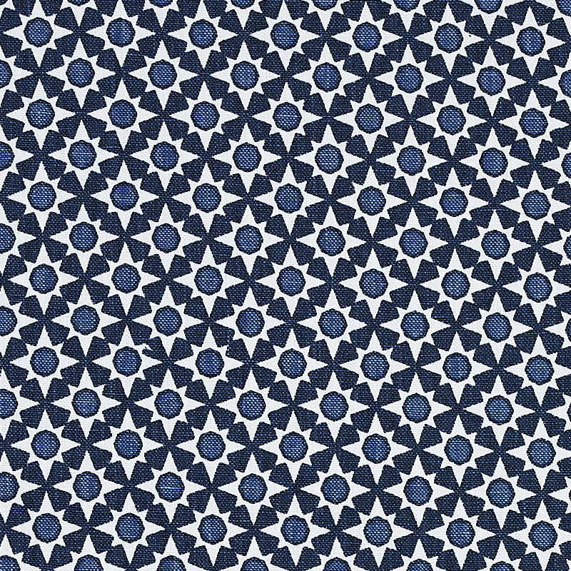 Schumacher Serendipity Blues Fabric 176422
