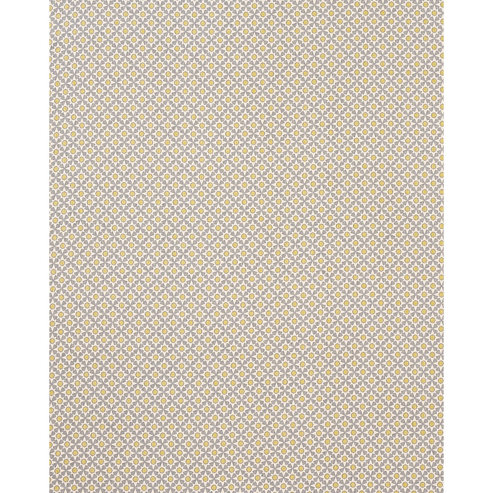 Schumacher Serendipity Bay & Citron Fabric Sample 176426