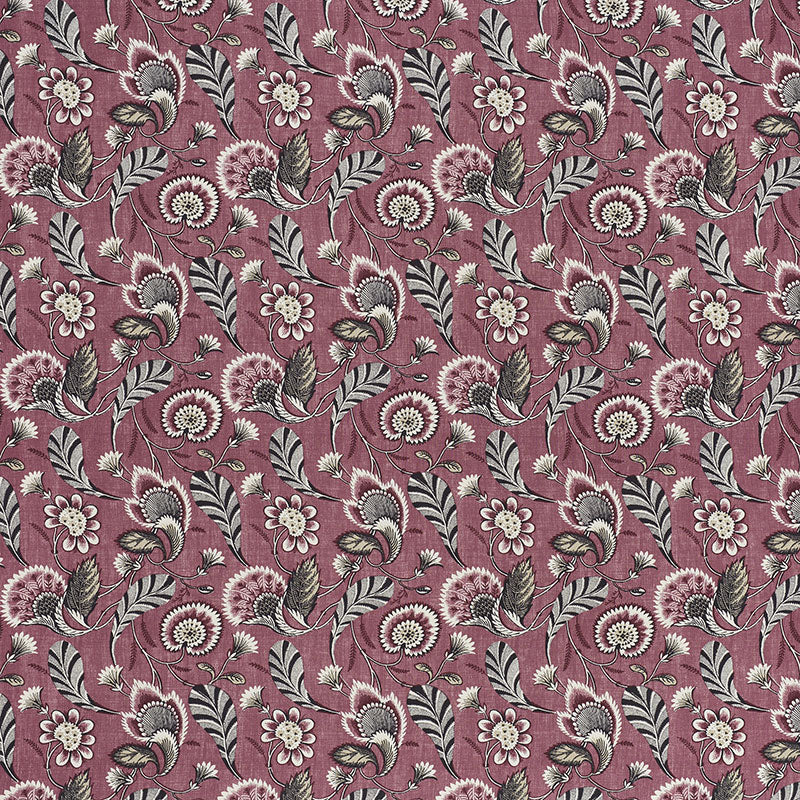 Schumacher Ursula Mulberry Fabric Sample 176442