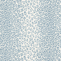 Schumacher Iconic Leopard Sky Fabric 176453