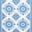 Schumacher Montecito Medallion Indigo Fabric 176481