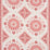 Schumacher Montecito Medallion Faded Red Fabric 176483