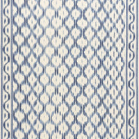 Schumacher Santa Monica Ikat Indigo Fabric 176502